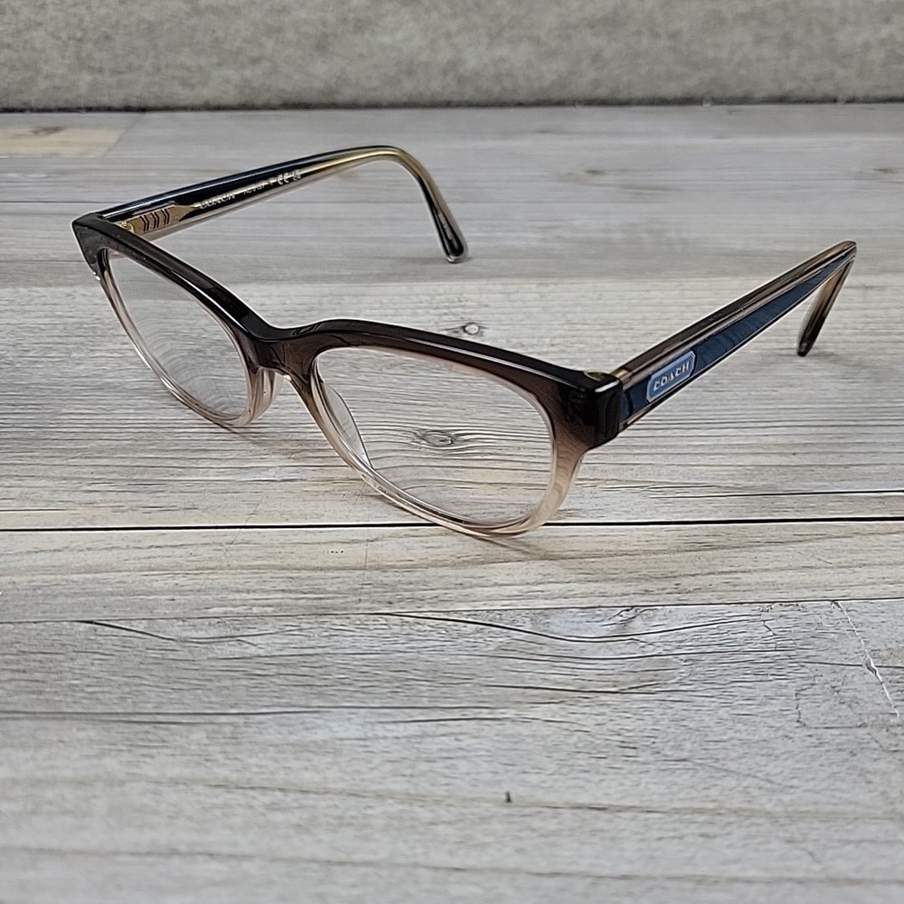 Coach HC6187 5678 Eyeglasses Transparent Brown Gradient Frames‎ Only 52-18-140